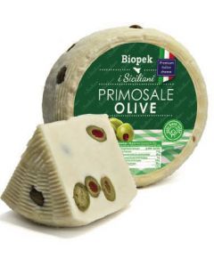 Сыр Primosale Con Olive  Biopek